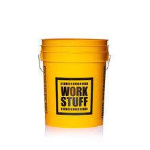 Load image into Gallery viewer, WORK STUFF Detailing Bucket Yellow - WASH