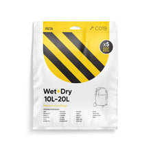 Load image into Gallery viewer, Vacuum Cleaner Dust Bags Wet &amp; Dry SMS Multi Layered 10L - 20L : 5 Pack - Compaitable With Many Models Including Karcher/Nilfisk/Hoover/Kerrick/Pullman/Royobi/Ozito/Stihl/Wirbel/Rupes/Delonghi/Ghibli/Bosch/Duravac/Milwaukee &amp; Many Other Brands