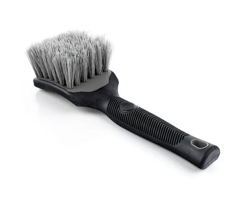 Stiff Scrub Wheel Wall Brush Version 2.0 : Deluxe Rubber Handle